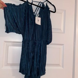 New with Tags Open Shoulder Romper